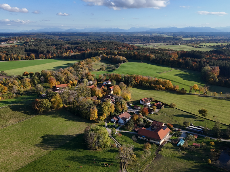 Dronenbild Beigarten