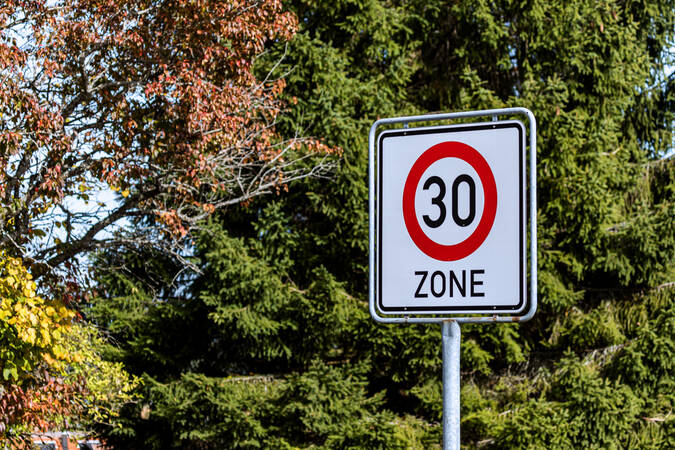 Zone 30 Bäume