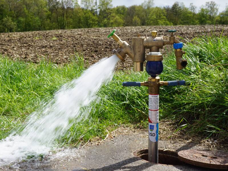 Standrohr für Bauwasser